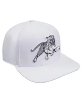 Men's Pro Standard White Jackson State Tigers Mascot Evergreen Wool Snapback Hat