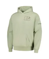 Men's Pro Standard Light Green Cincinnati Bengals Neutral Drop Shoulder Pullover Hoodie