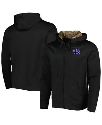 Men's Dunbrooke Black, Camo Kentucky Wildcats Decoy Full-Zip Hoodie