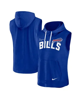 Men's Nike Royal Buffalo Bills Sideline Athletic Arch Jersey Performance Pullover Hoodie Size: Large