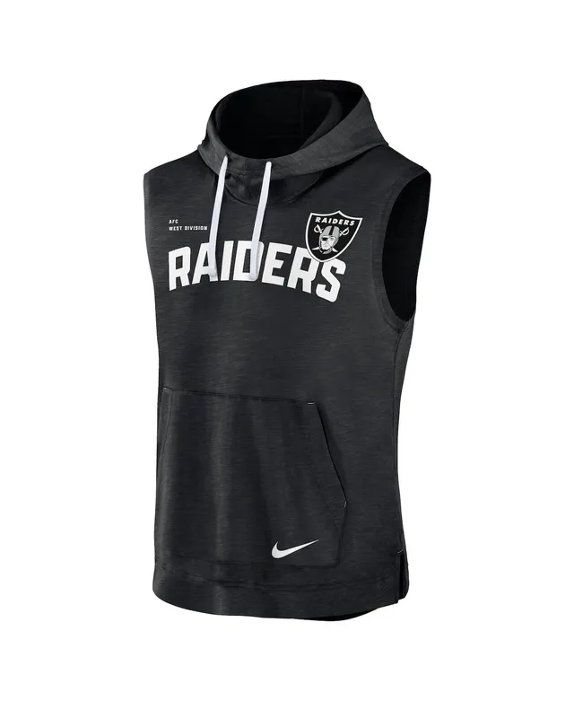 Nike Heather Black Washington Commanders Sleeveless Pullover Hoodie for Men