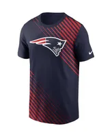 Men's Nike Navy New England Patriots Yard Line Fashion Asbury T-shirt