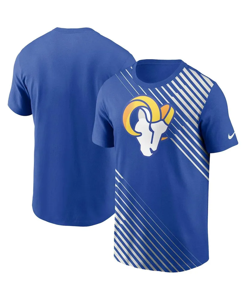 Nike Men's Nike Royal Los Angeles Rams Yard Line Fashion Asbury T-shirt