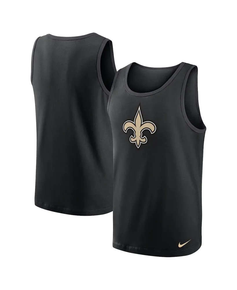 Women's Nike Black New Orleans Saints Team Name City Tri-Blend Racerback Tank  Top