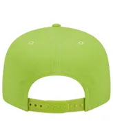 Men's New Era Neon Green Green Bay Packers Color Pack Brights 9FIFTY Snapback Hat