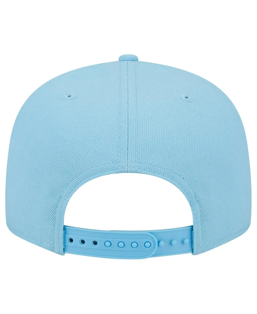 Men's New Era Light Blue New England Patriots Color Pack Brights 9FIFTY Snapback Hat