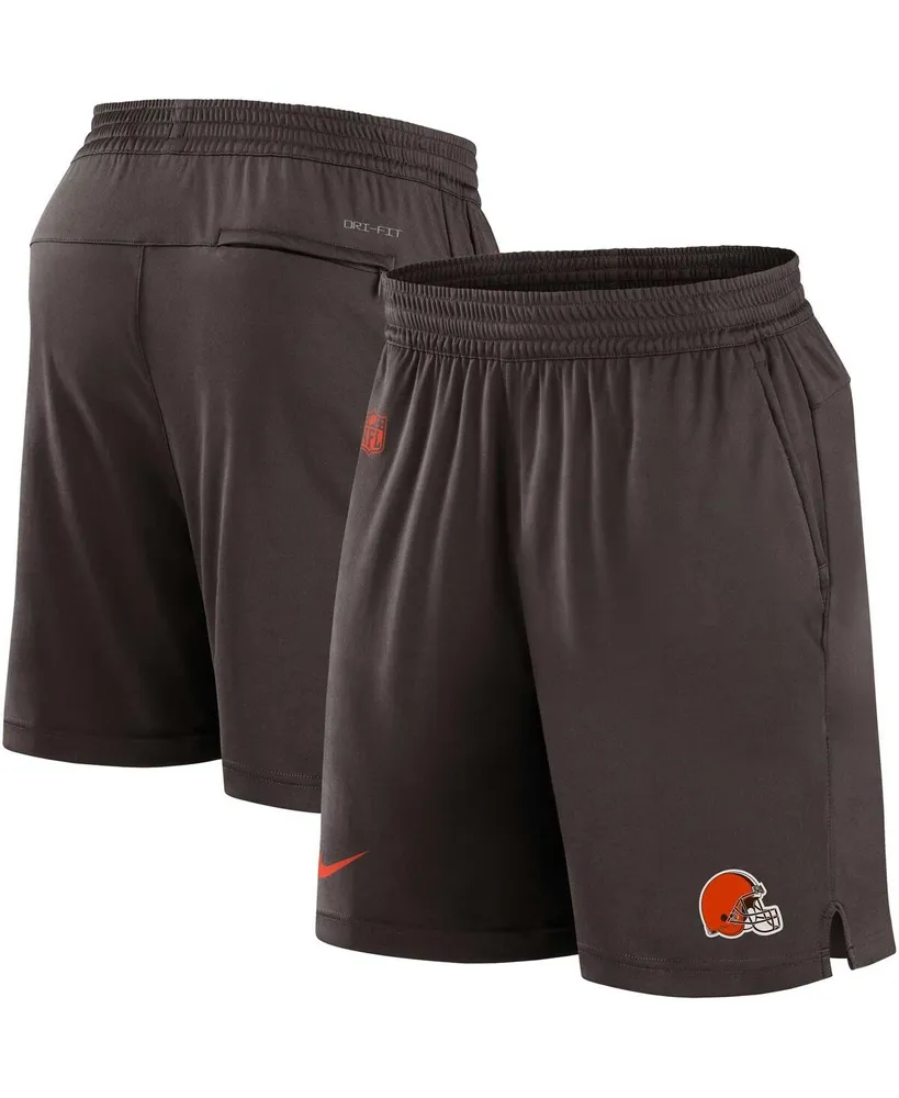 Men's Nike Brown Cleveland Browns Sideline Lockup Performance Long