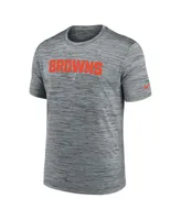 Men's Nike Gray Cleveland Browns Velocity Performance T-shirt