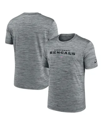 Men's Nike Gray Cincinnati Bengals Velocity Performance T-shirt