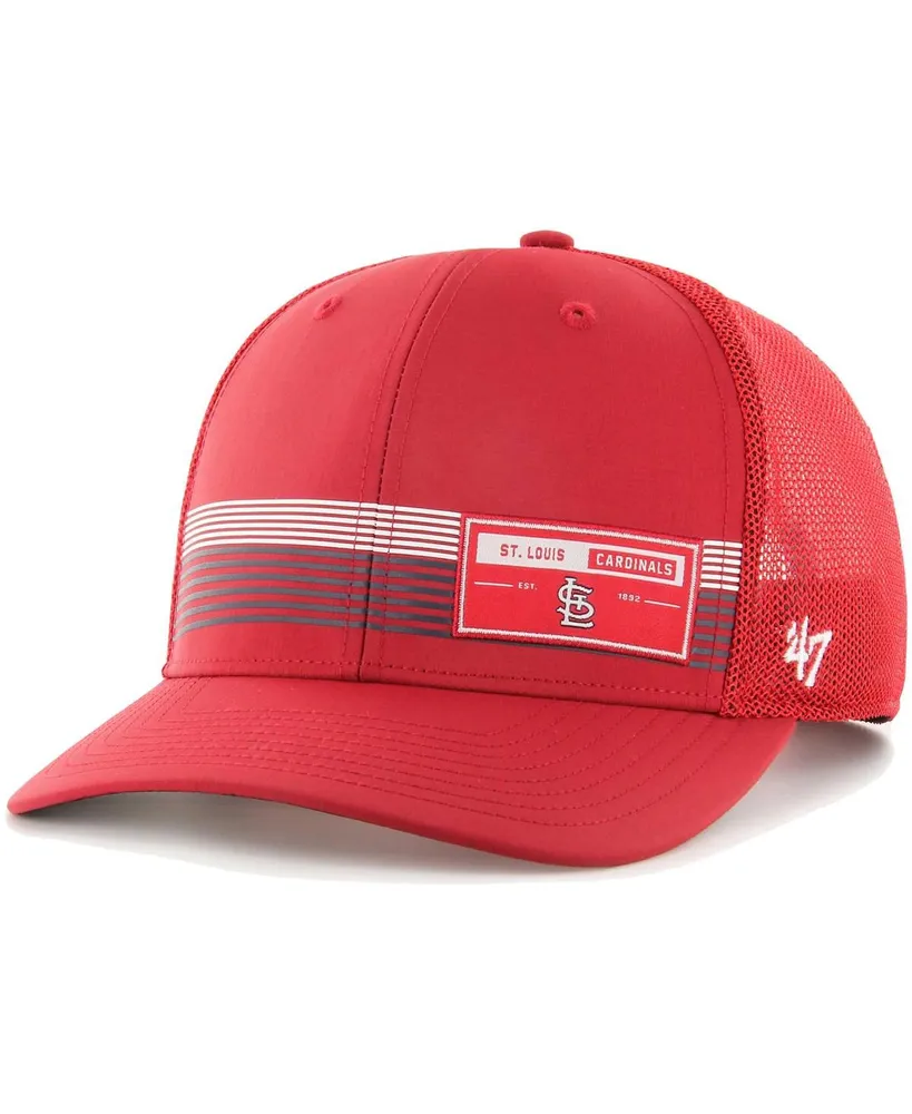 Men's '47 Brand Red St. Louis Cardinals Rangefinder brrr Trucker Adjustable Hat