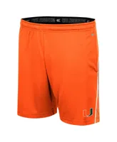 Men's Colosseum Orange Miami Hurricanes Laws of Physics Shorts