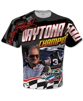 Men's Checkered Flag Sports Black Dale Earnhardt Daytona 500 Champion Legends T-shirt