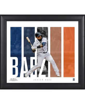 Javier Baez Detroit Tigers Framed 15" x 17" Player Panel Collage