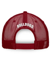 Men's Top of the World White, Maroon Mississippi State Bulldogs Tone Down Trucker Snapback Hat