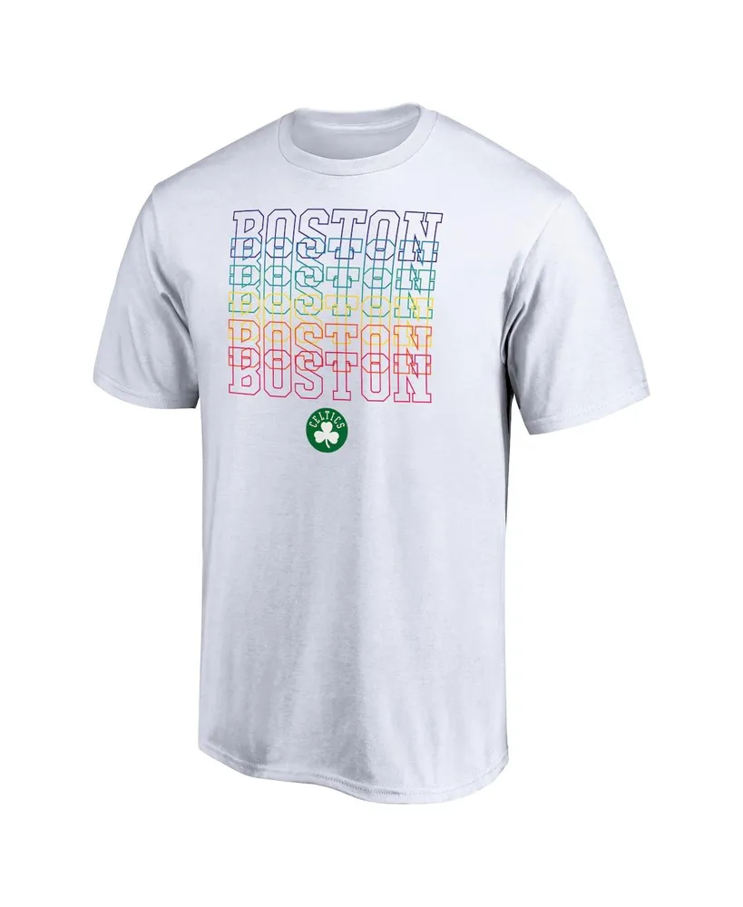 Men's Fanatics White Boston Celtics Team City Pride T-shirt