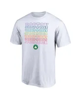 Men's Fanatics White Boston Celtics Team City Pride T-shirt