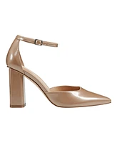Marc Fisher Women's Demeter Adjustable Ankle Strap Dress Pumps - Light Natural