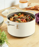 Anolon Achieve Hard Anodized Nonstick 4 Quart Saucepot with Lid
