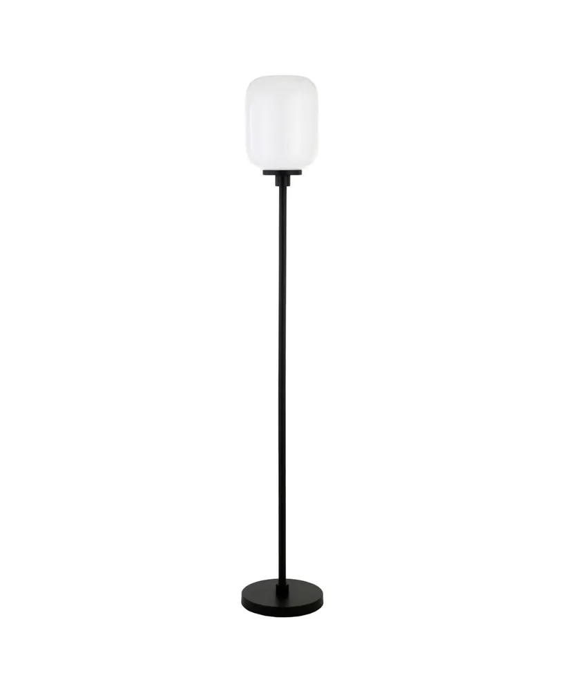 Hudson & Canal Agnolo 69" Glass Shade Tall Floor Lamp