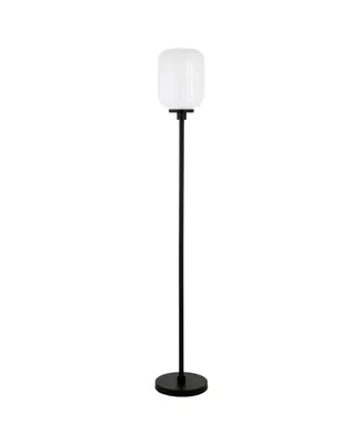 Hudson & Canal Agnolo 69" Glass Shade Tall Floor Lamp