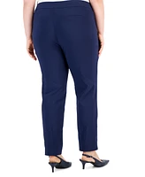 Jm Collection Plus Pull-On Cambridge Pants