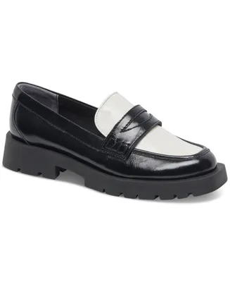 Dolce Vita Women's Elias Lug Sole Tailored Loafer Flats