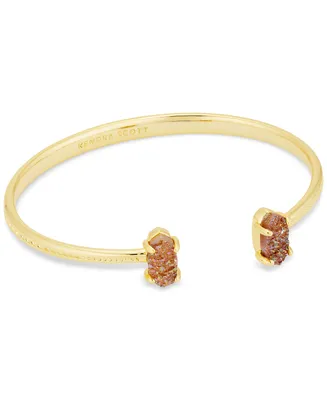 Kendra Scott 14k Gold-Plate Stone Cuff Bangle Bracelet