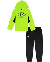 Under Armour Toddler Boys Locker Tag Pieced Hoodie and Joggers Set