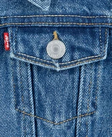 Levi's Big Girls Stylish Collared Denim Trucker Jacket