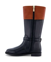 Kenneth Cole New York Big Girls Kelly Ankle Strap Rider Boots