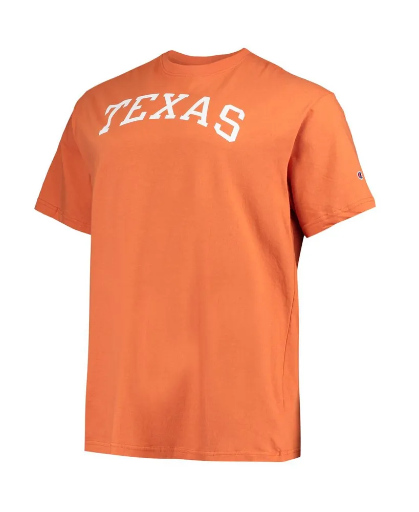 Men's Champion Texas Orange Longhorns Big and Tall Arch Team Logo T-shirt