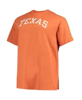 Men's Champion Texas Orange Texas Longhorns Big and Tall Arch Team Logo T-shirt