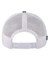 Men's Heather Gray, White Brown Bears Arch Trucker Snapback Hat