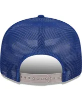 Men's New Era Royal Toronto Blue Jays Patriot Trucker 9FIFTY Snapback Hat