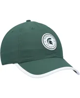 Men's '47 Brand Green Michigan State Spartans Microburst Clean Up Adjustable Hat