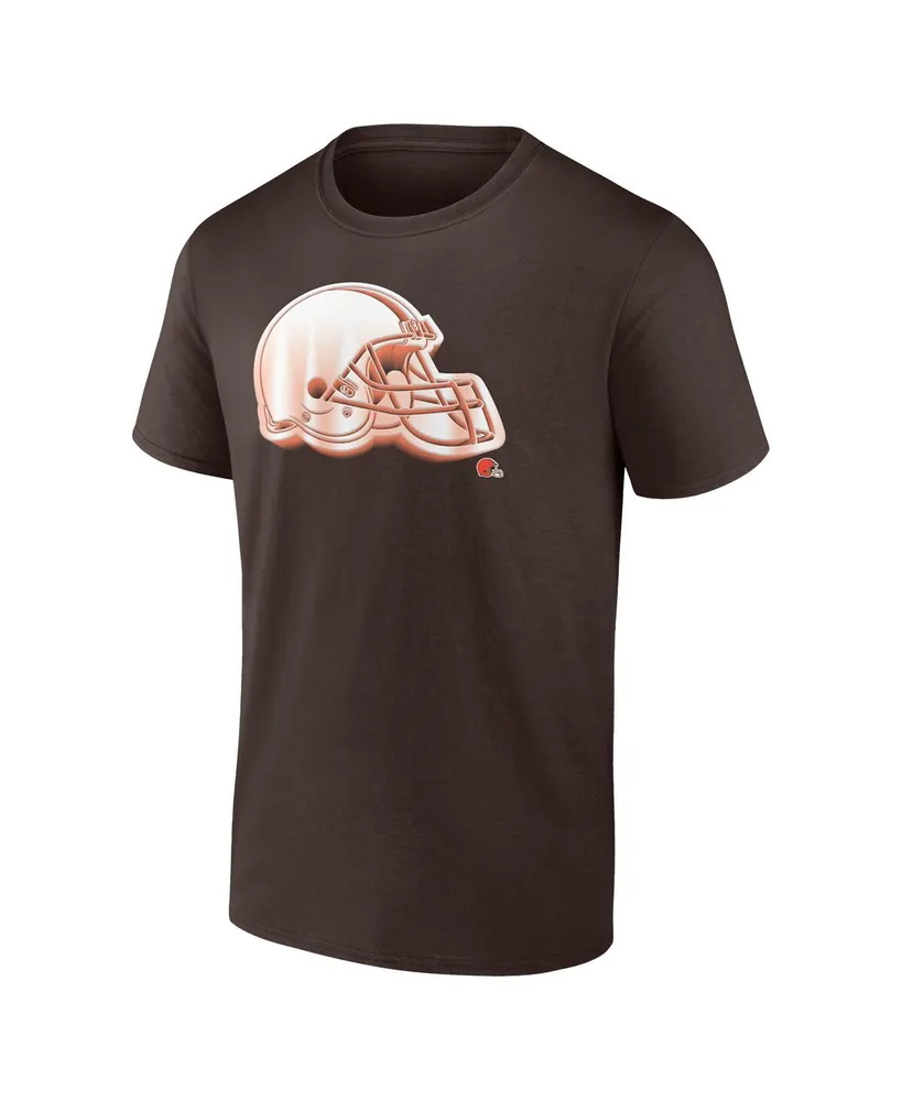 Men's Fanatics Brown Cleveland Browns Chrome Dimension T-shirt