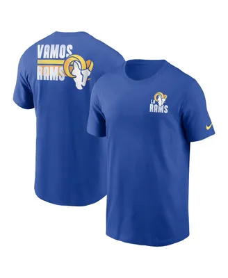 Men's Nike Royal Los Angeles Rams Blitz Essential T-shirt