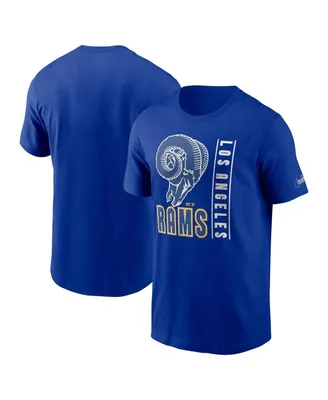 Men's Nike Royal Los Angeles Rams Lockup Essential T-shirt