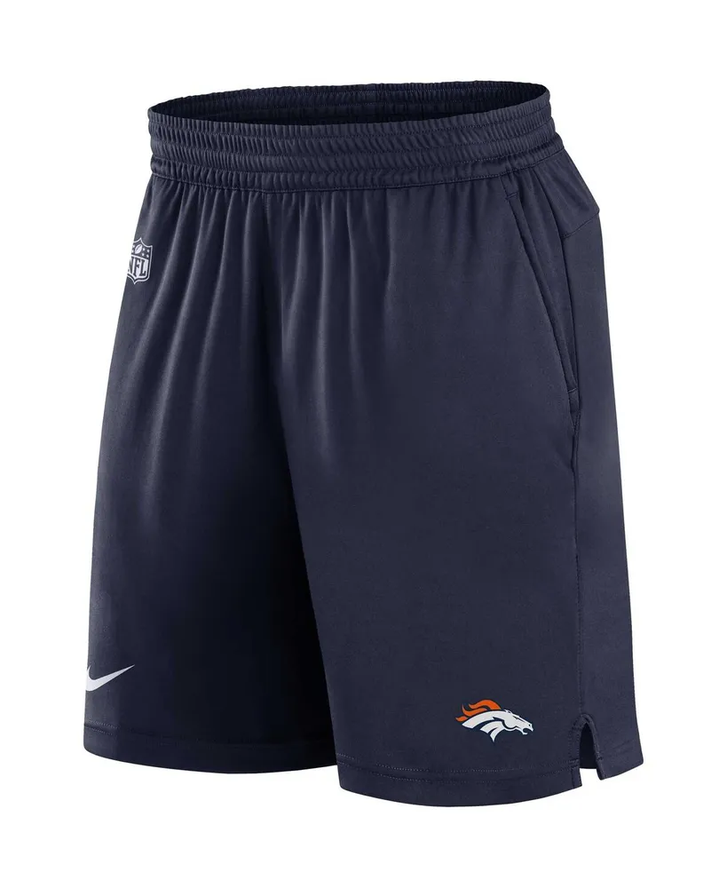 Men's Nike Navy Denver Broncos Sideline Performance Shorts