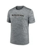 Men's Nike Gray Baltimore Ravens Velocity Performance T-shirt