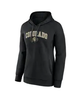 Women's Fanatics Black Colorado Buffaloes Evergreen Campus Pullover Hoodie