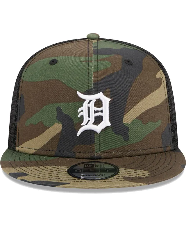 Detroit Tigers New Era Woodland Camo Trucker 9FIFTY Snapback Hat