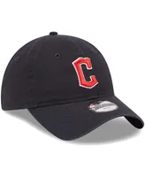 Little Boys and Girls New Era Navy Cleveland Guardians Team 9TWENTY Adjustable Hat