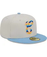 Men's New Era Natural Chicago White Sox Beach Front 59FIFTY Fitted Hat