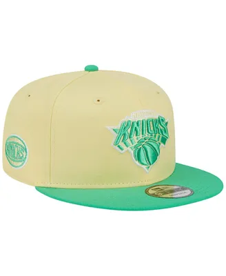 Men's New Era Yellow, Green New York Knicks 9FIFTY Hat