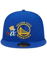 Men's New Era Royal Golden State Warriors Crown Champs 59FIFTY Fitted Hat