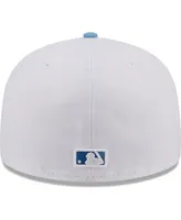 Men's New Era White Los Angeles Dodgers Sky 59FIFTY Fitted Hat