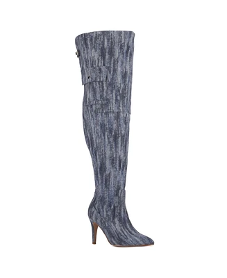 Women's Scarlet Thigh High Boot - Wide Width