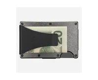 The Ridge Men's Titanium Stonewashed: Money Clip Wallet