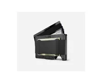 The Ridge Men's Black Damascus Wallet